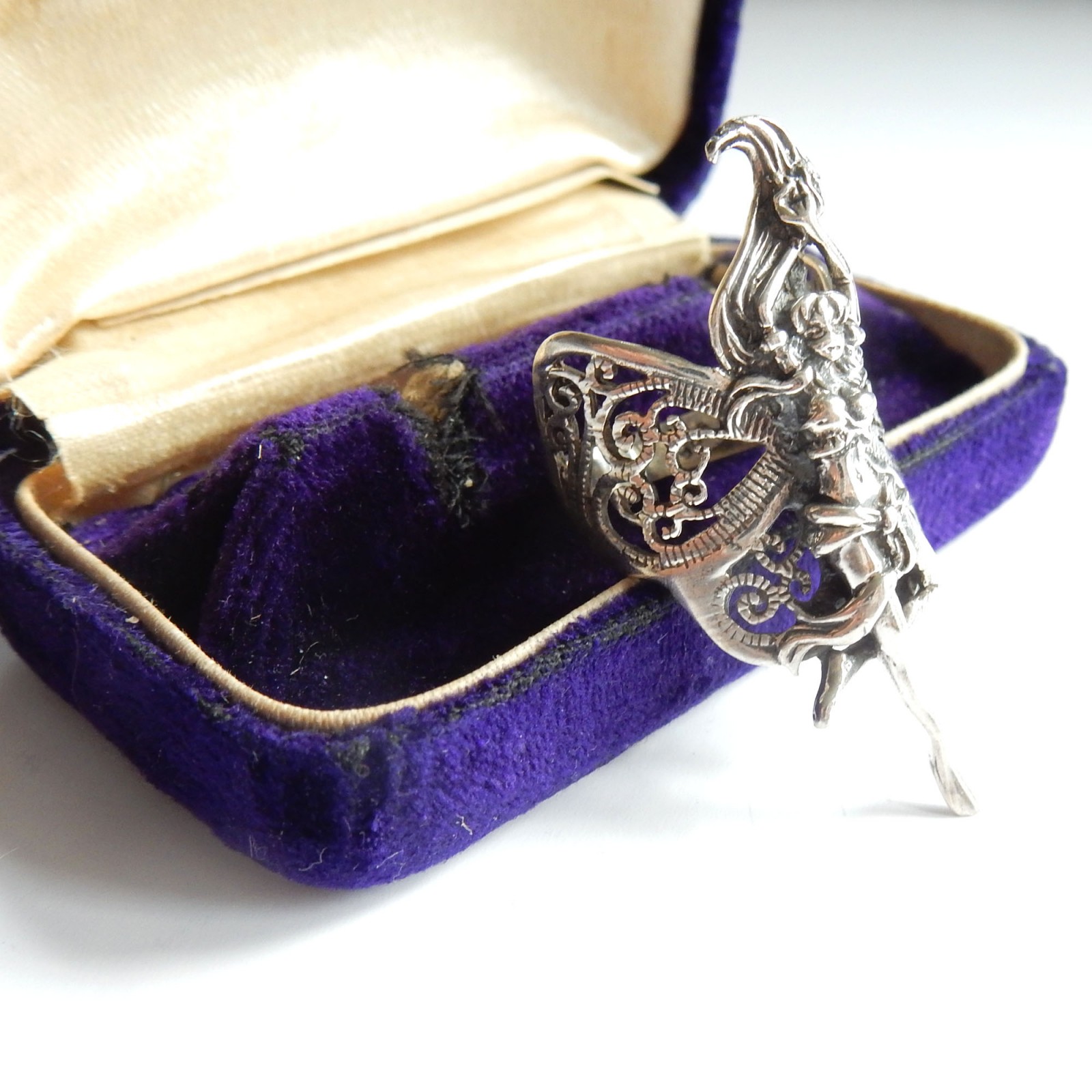 Photo of Vintage Filigree Magic Fairy Ring Sterling Silver Ring