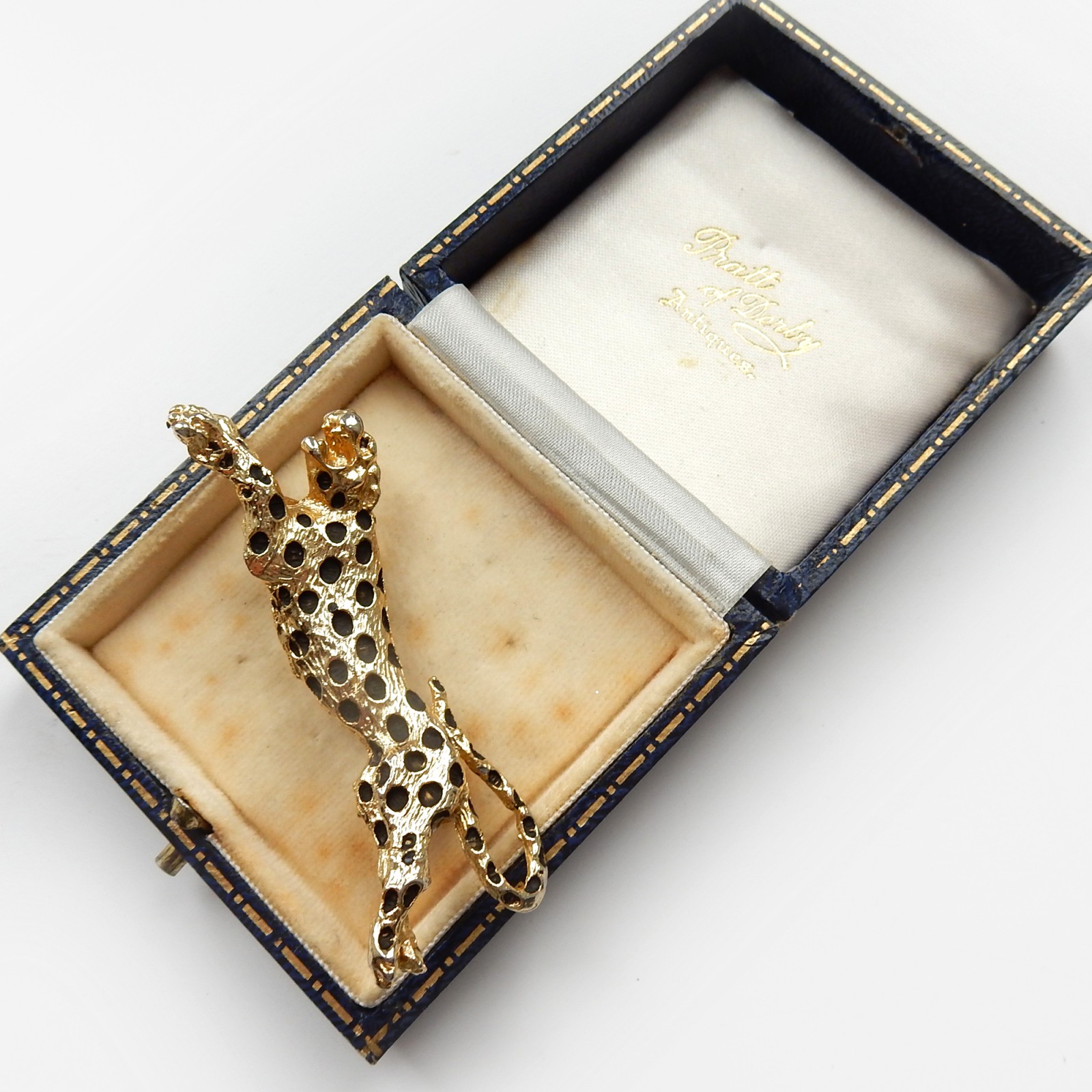 Photo of Vintage Gold Leopard Brooch