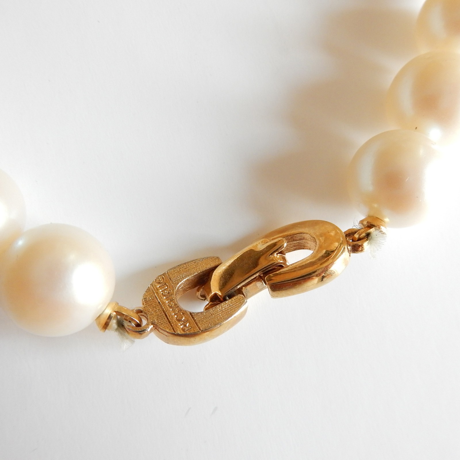 vintage Richelieu Four Row Pearl Collar 1960s For Sale at 1stDibs | richelieu  jewelry, richelieu pearls necklace, richelieu pearl necklace