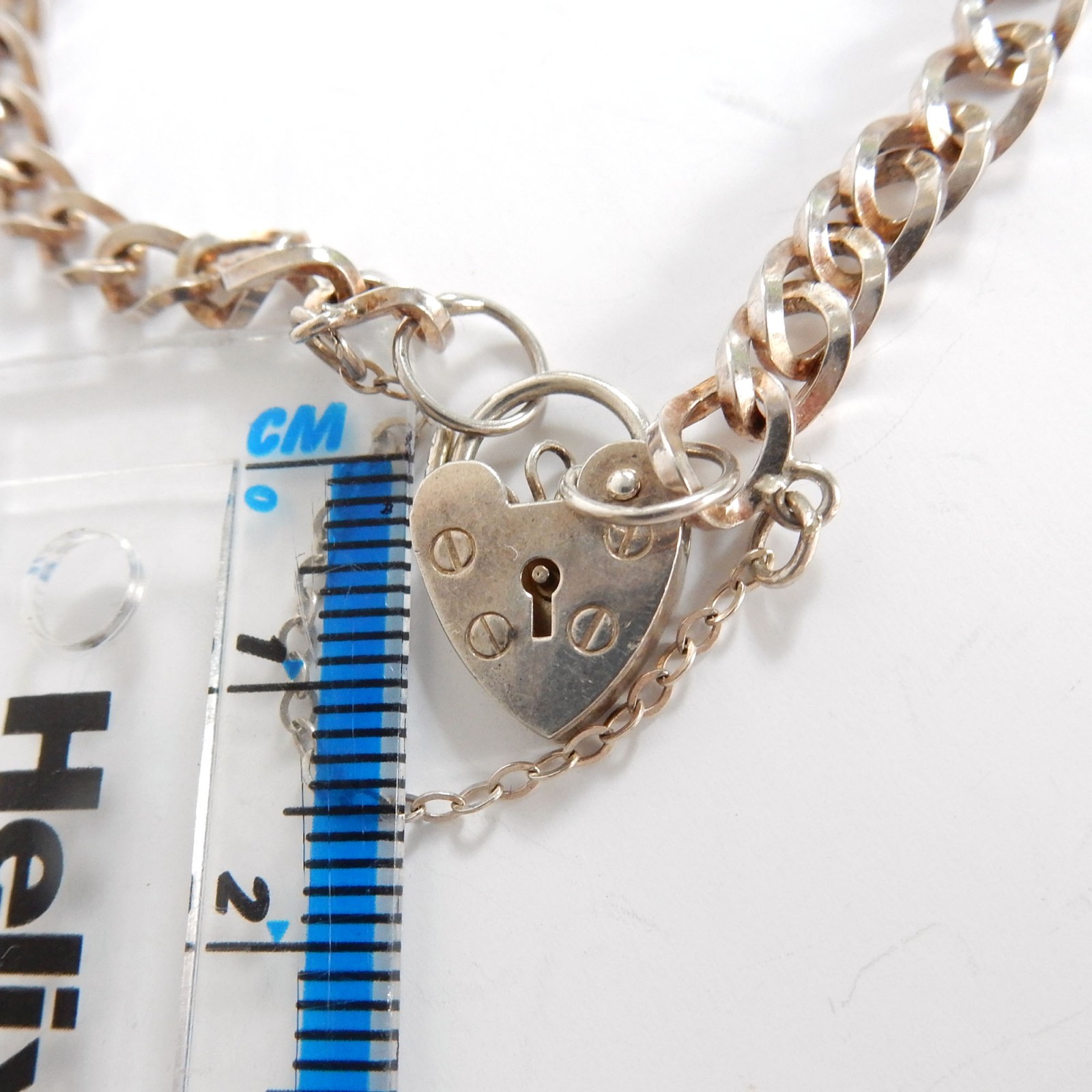 Buy Sterling Silver Heart Charm Bracelet  Universal Medical ID