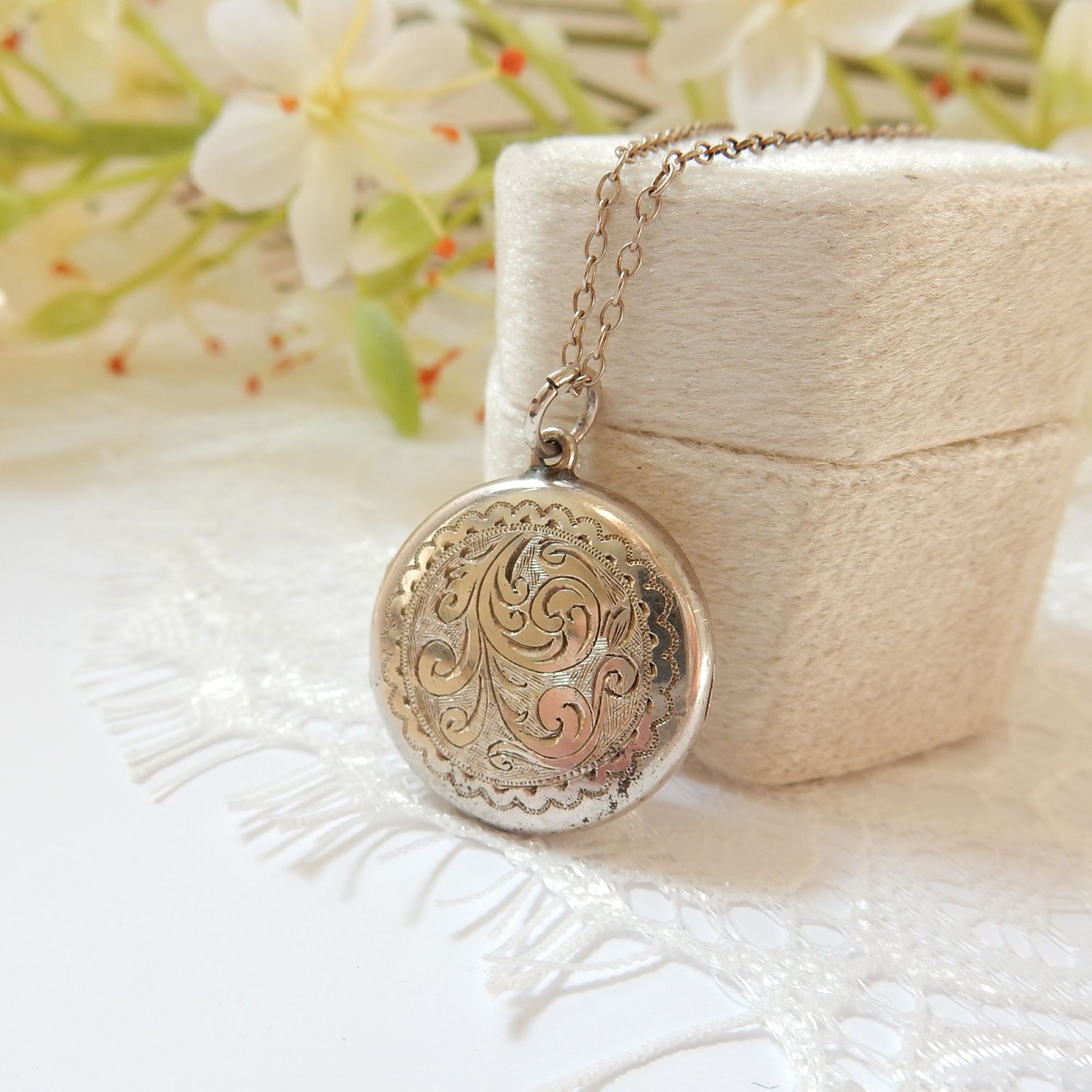 Antique Victorian Diamond Heart Locket Necklace 15ct Gold Circa 1880 –  Antique Jewellery Online