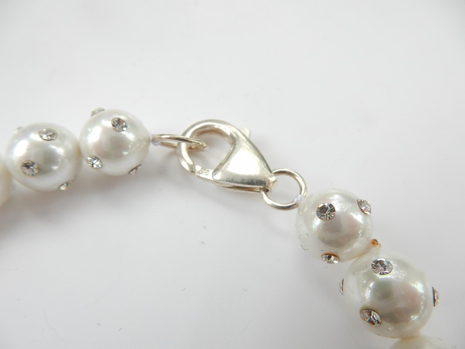 Photo of Swarovski Crystal & Pearl Bracelet