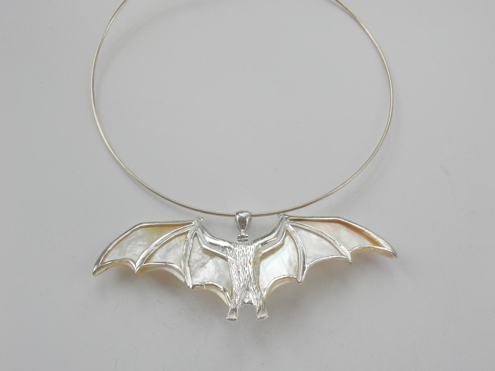 Buy Bat Pendant Sterling Silver Mystical Creature Jewelry Online in India -  Etsy