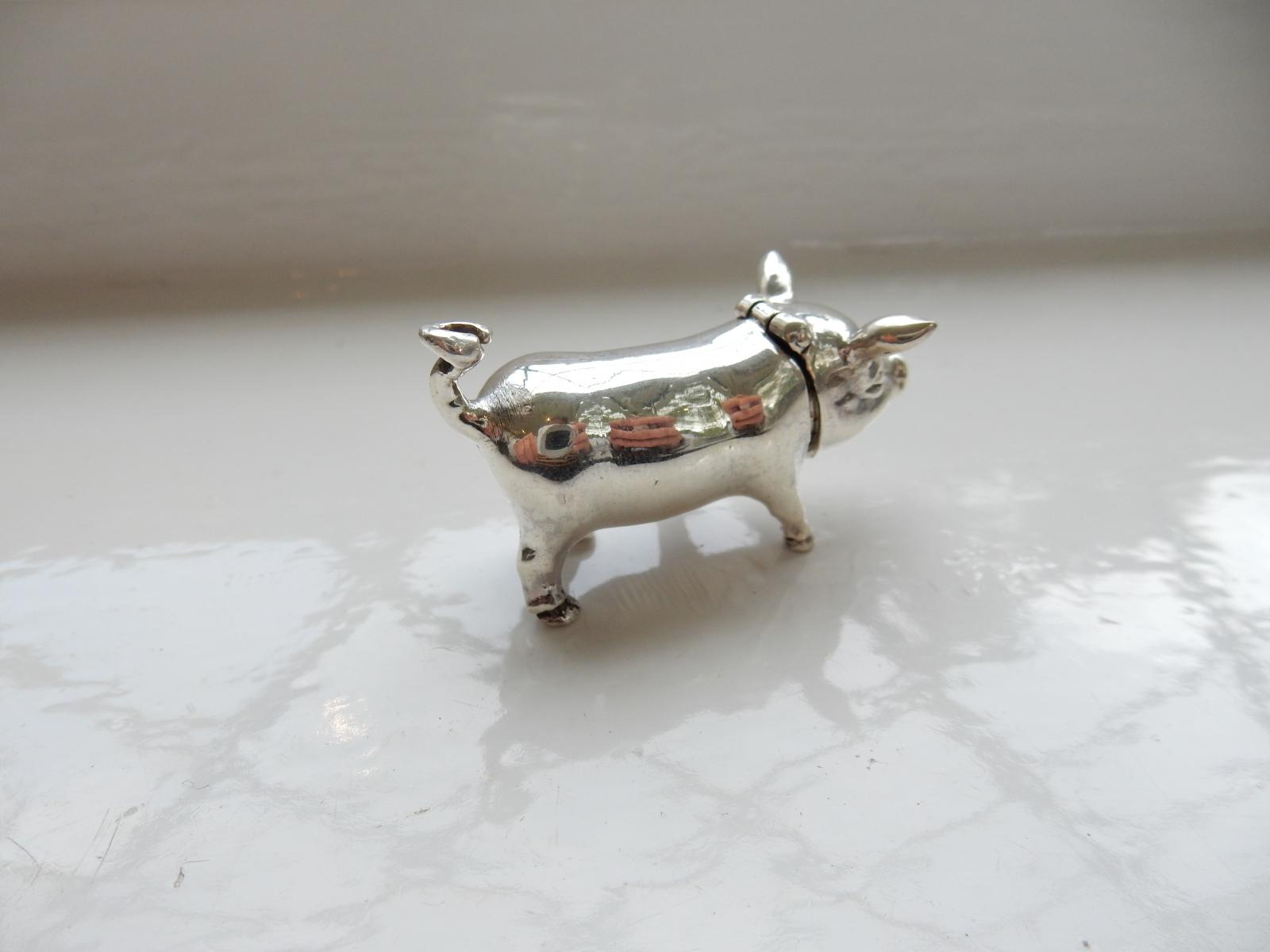 Photo of Sterling Silver Piglet Vesta