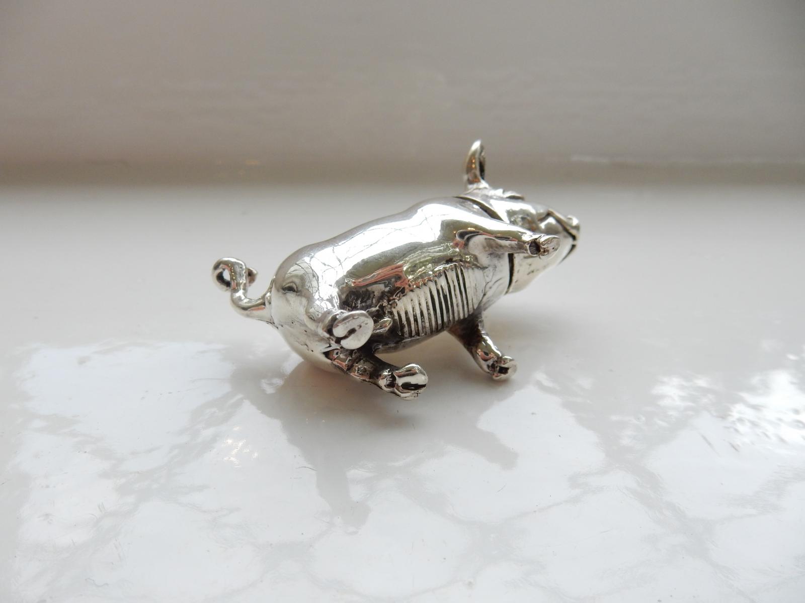 Photo of Sterling Silver Piglet Vesta