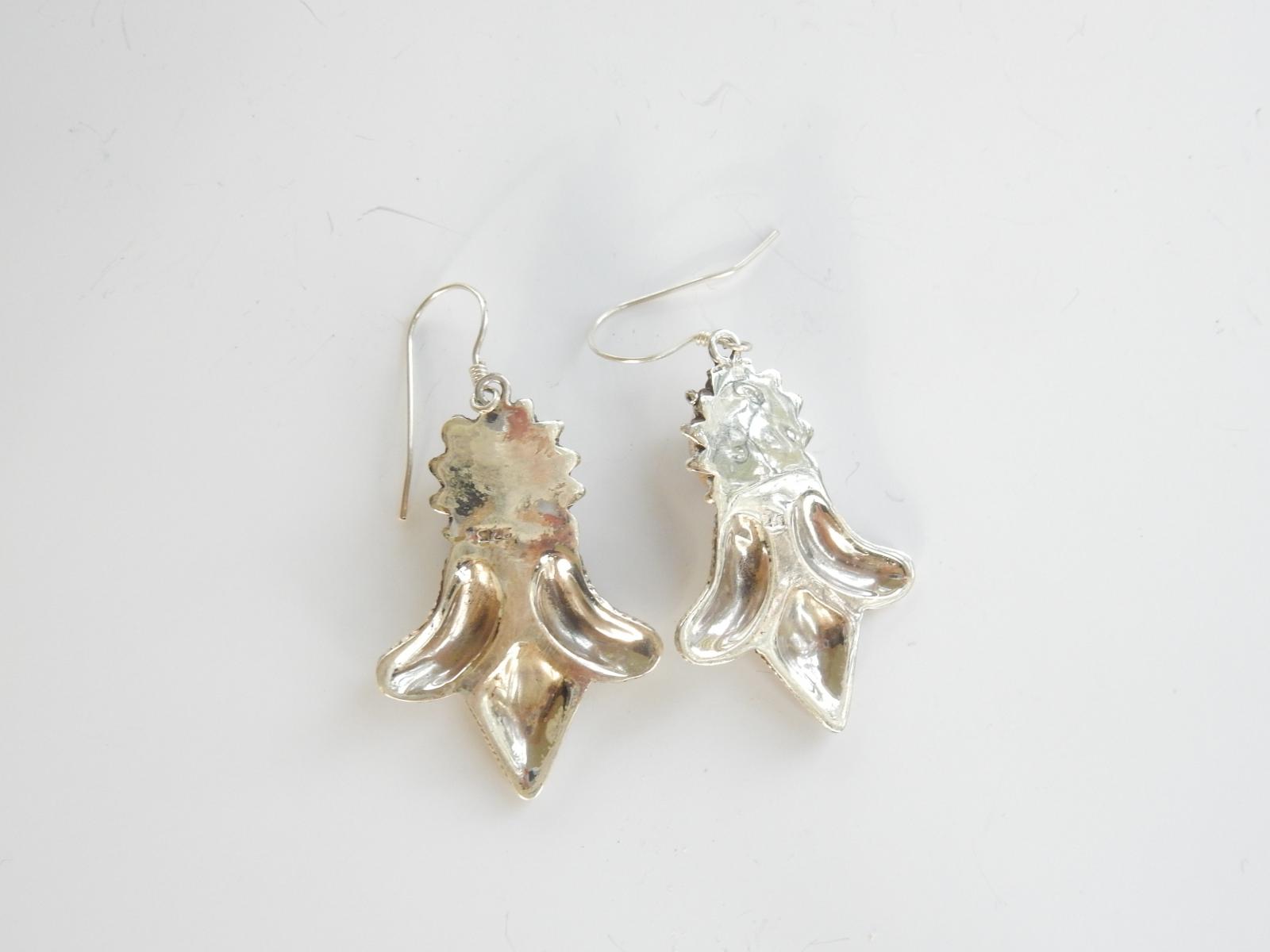 Photo of Vintage Silver & Amethsyt Earrings